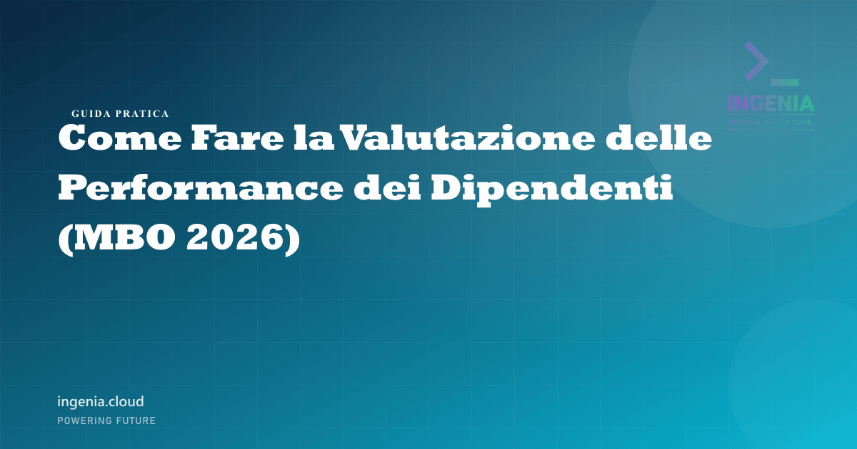 Come Fare la Valutazione delle Performance dei Dipendenti (MBO 2026)