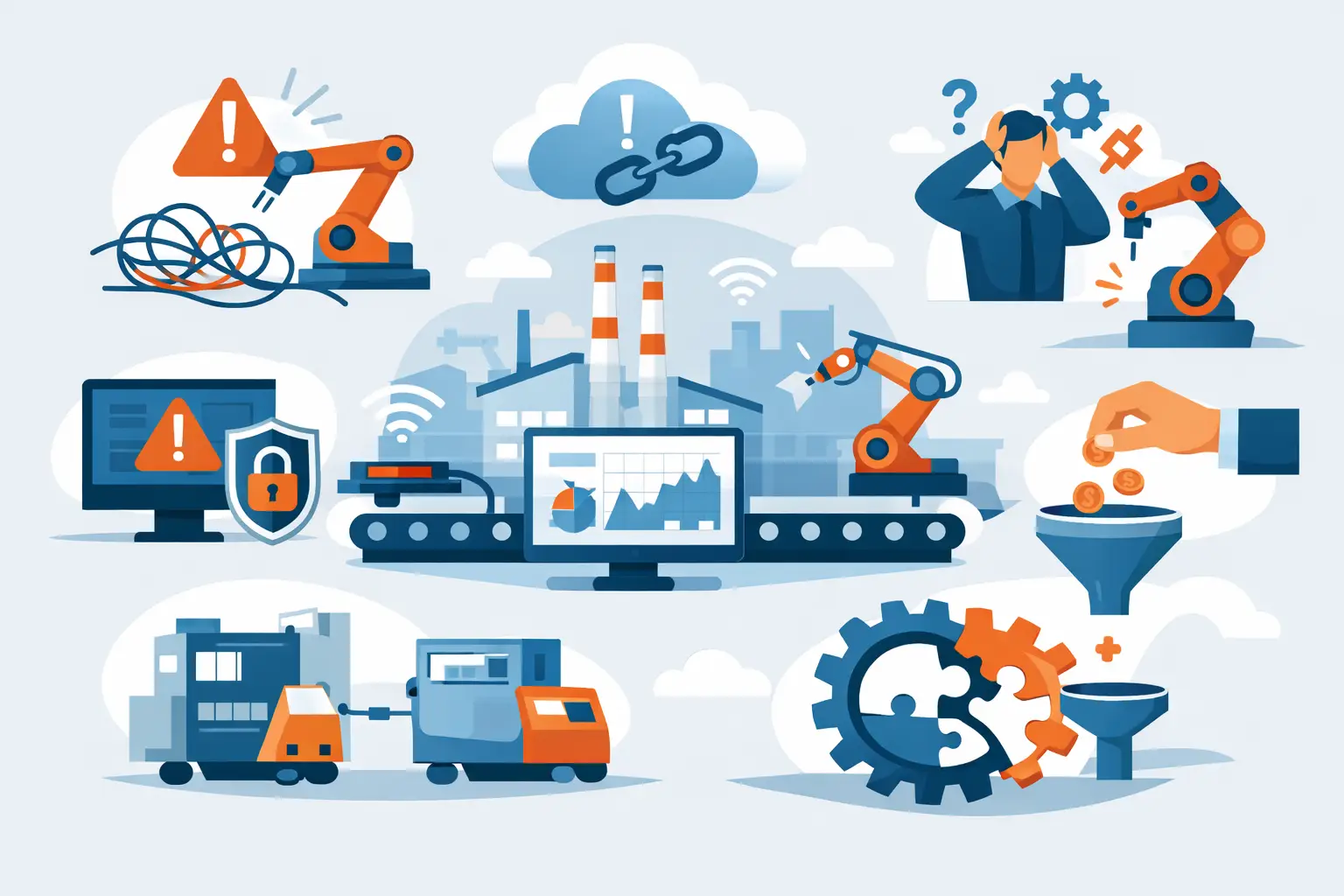 7 errori nella digitalizzazione di fabbrica