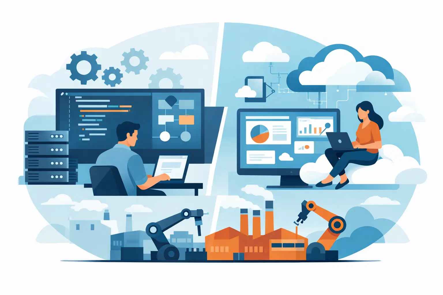 Software custom vs SaaS per le PMI industriali